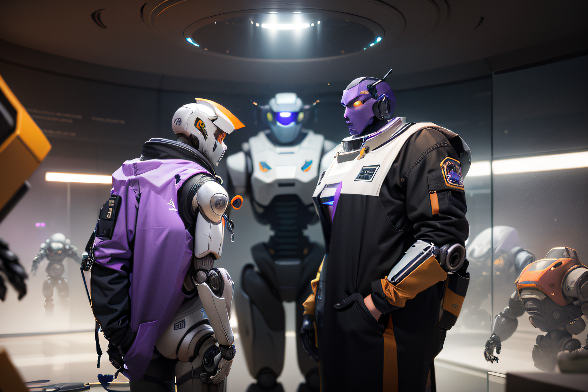 02946-1575604936-photo of three space engineers, (standing under huge bell glass_1.1), (can see moon surface on background trough bell glass_1.2)-0000