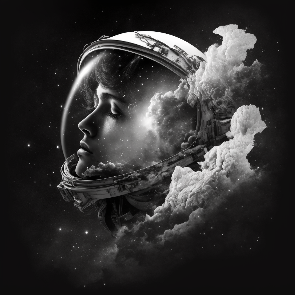 Dzu_bw_head_in_space_sky_7ba39ea6-4ab2-49d4-819b-240246cc98d5